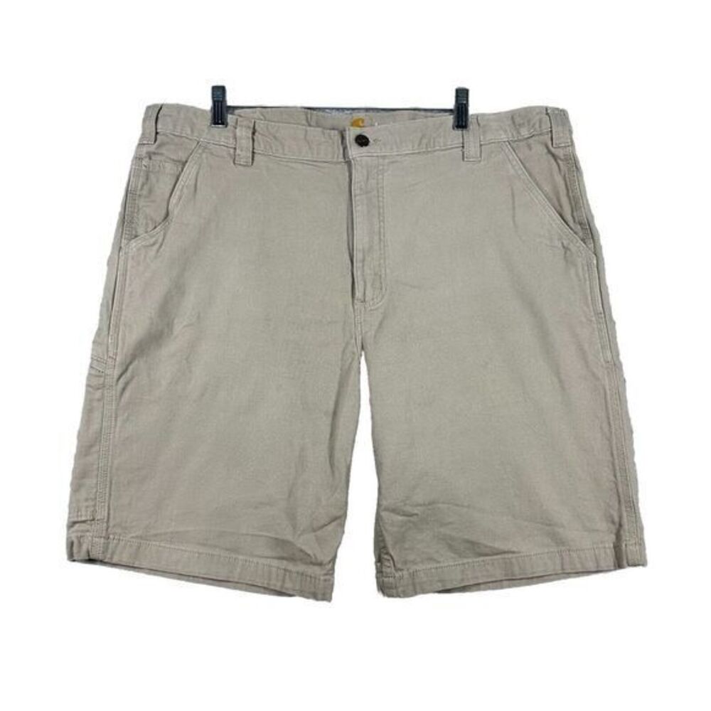 Carhartt‎ Men's Relaxed Fit Cotton Blend Beige Work/Casual Shorts Size 40